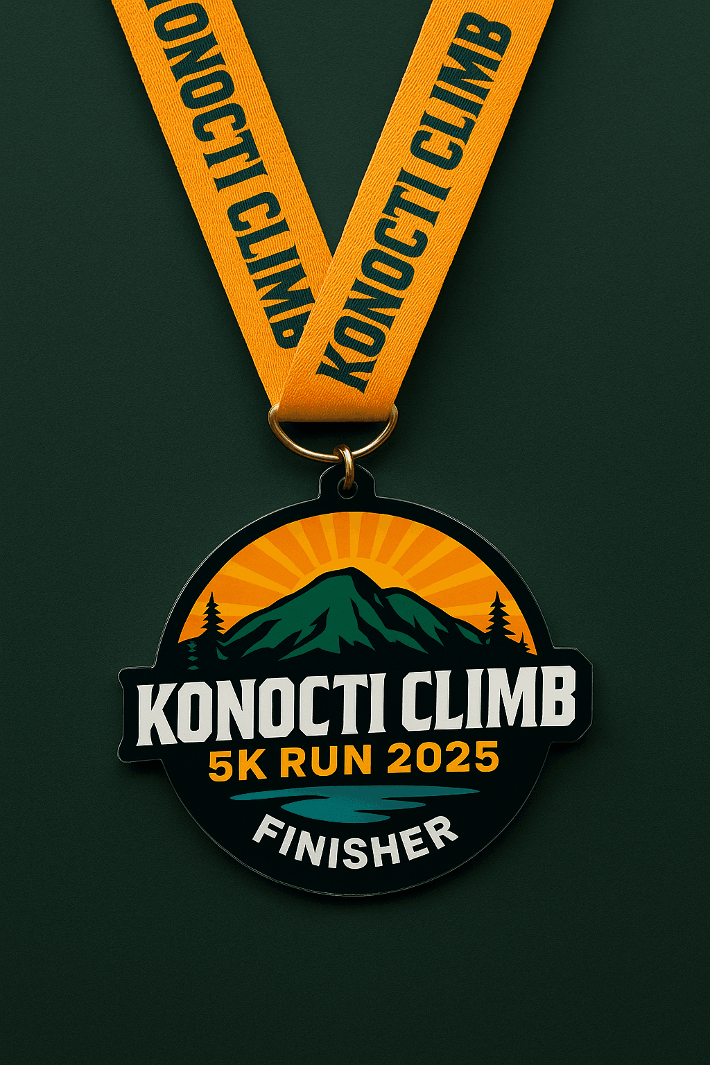 2025 Konocti Climb finisher medal